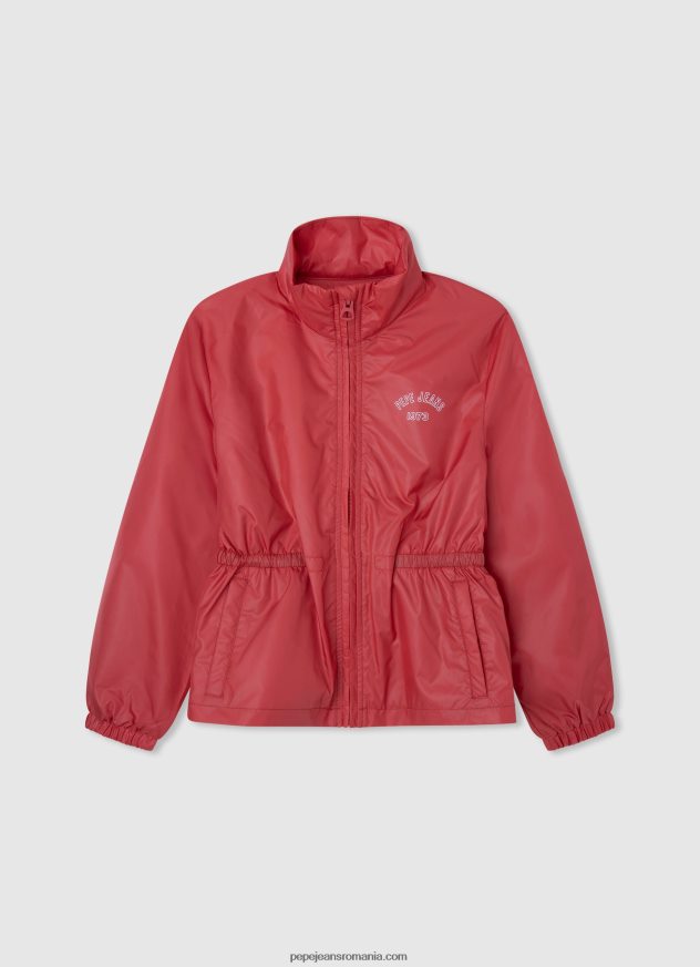jacheta_de_vant_sylvie_fata_pepe_jeans_studio_rosu_6z0r461353.jpg jachetă de vânt sylvie fată Pepe Jeans studio roșu 6Z0R461353 - imagine 1