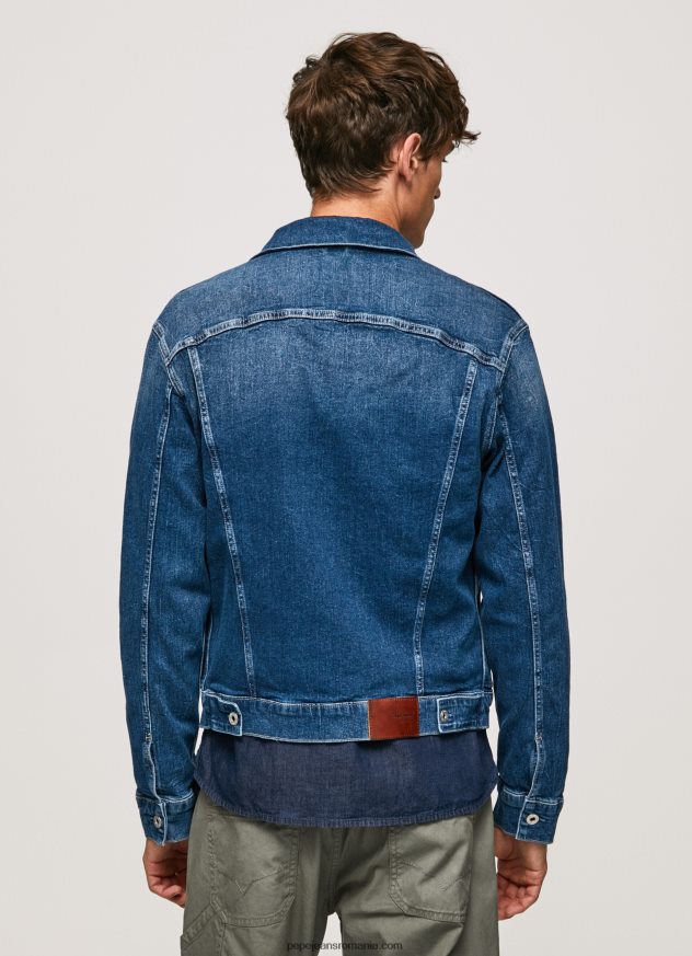 jachetă din denim pinner cu ajustare regulată bărbați Pepe Jeans denim 6Z0R46831 - imagine 4