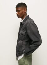 jachetă din denim supradimensionată bărbați Pepe Jeans denim 6Z0R46833 - imagine 4