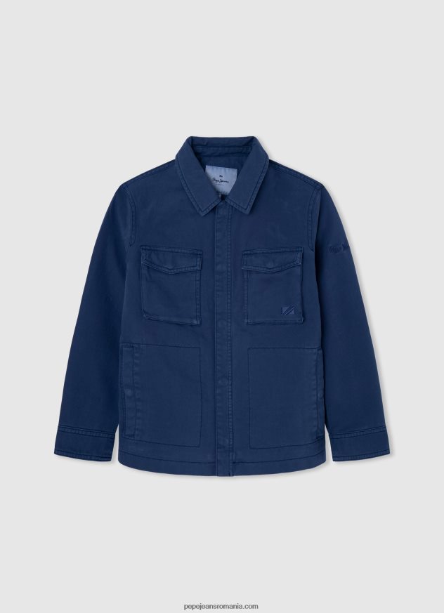jacheta_utilitare_din_bumbac_baiat_pepe_jeans_jarman_6z0r461570.jpg jachetă utilitare din bumbac băiat Pepe Jeans jarman 6Z0R461570 - imagine 1
