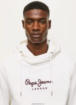 jumper cu logo de înaltă densitate bărbați Pepe Jeans alb 6Z0R46903 - imagine 3