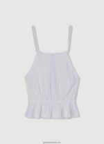 maiou cu detalii ajurate fată Pepe Jeans mousse 6Z0R461438 - imagine 2