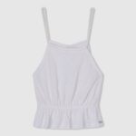 maiou cu detalii ajurate fată Pepe Jeans mousse 6Z0R461438
