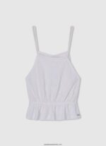 maiou cu detalii ajurate fată Pepe Jeans mousse 6Z0R461438