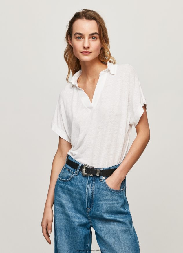maiou_polo_femei_pepe_jeans_alb_6z0r46397.jpg maiou Polo femei Pepe Jeans alb 6Z0R46397 - imagine 1