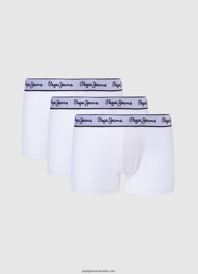 Pachet de 3 boxeri din bumbac elastic bărbați Pepe Jeans negru 6Z0R461161 - imagine 4