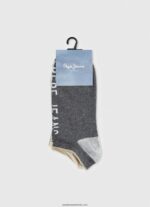 Pachet de 3 șosete la gleznă bărbați Pepe Jeans multi 6Z0R461144 - imagine 3