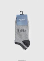 Pachet de 3 șosete la gleznă bărbați Pepe Jeans multi 6Z0R461145 - imagine 3