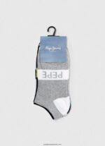 Pachet de 3 șosete la gleznă bărbați Pepe Jeans multi 6Z0R461150 - imagine 3