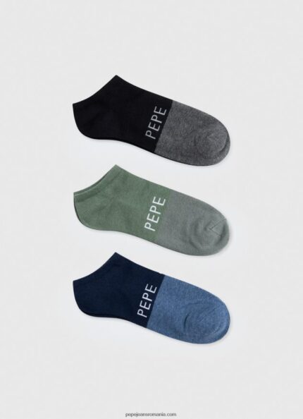 Pachet de 3 șosete la gleznă bărbați Pepe Jeans multi 6Z0R461153