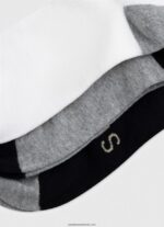 Pachet de 3 șosete la gleznă bărbați Pepe Jeans negru 6Z0R461147 - imagine 2