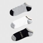 Pachet de 3 șosete la gleznă bărbați Pepe Jeans negru 6Z0R461147