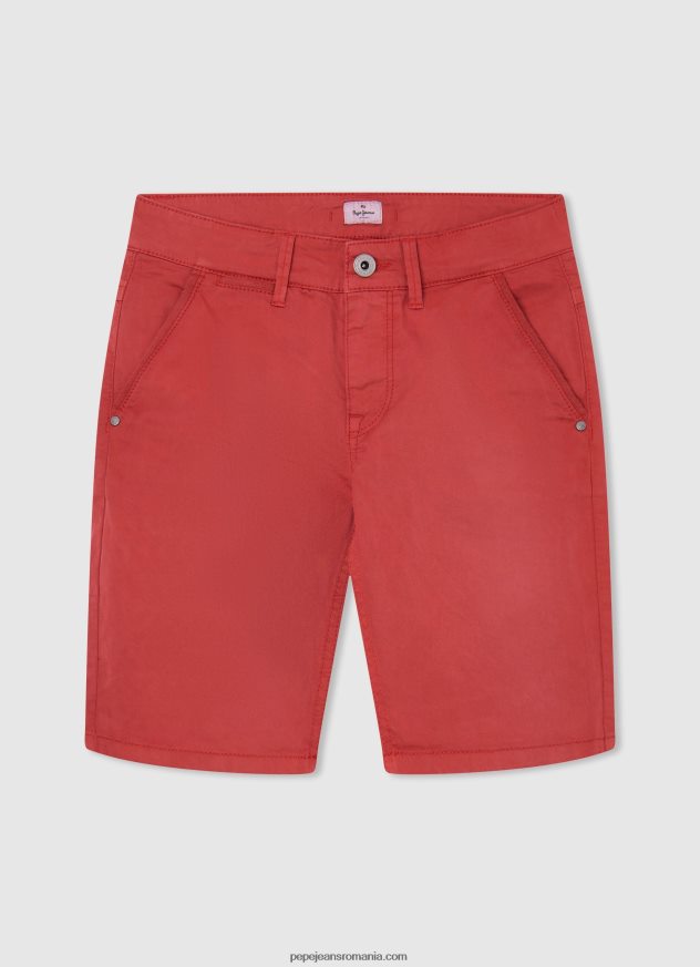 pantaloni scurți chino cu ajustare normală băiat Pepe Jeans marina 6Z0R461695 - imagine 5