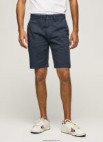 pantaloni scurți chino din bumbac bărbați Pepe Jeans dulwich 6Z0R461134 - imagine 2