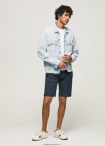 pantaloni scurți chino din bumbac bărbați Pepe Jeans dulwich 6Z0R461134