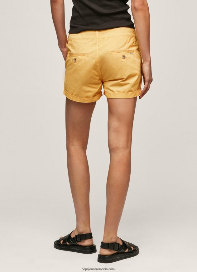 pantaloni scurți din bumbac cu ajustare normală femei Pepe Jeans strălucire 6Z0R46518 - imagine 4