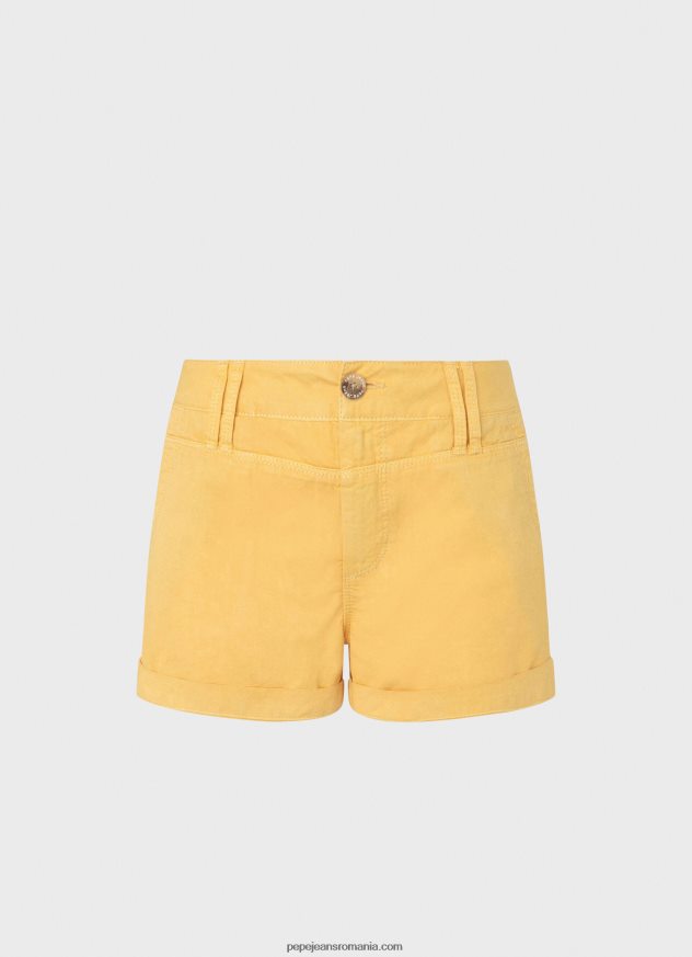 pantaloni scurți din bumbac cu ajustare normală femei Pepe Jeans strălucire 6Z0R46518 - imagine 5