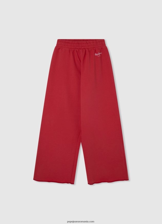 pantaloni scurți din bumbac cu talie elastică fată Pepe Jeans piersică 6Z0R461499 - imagine 4