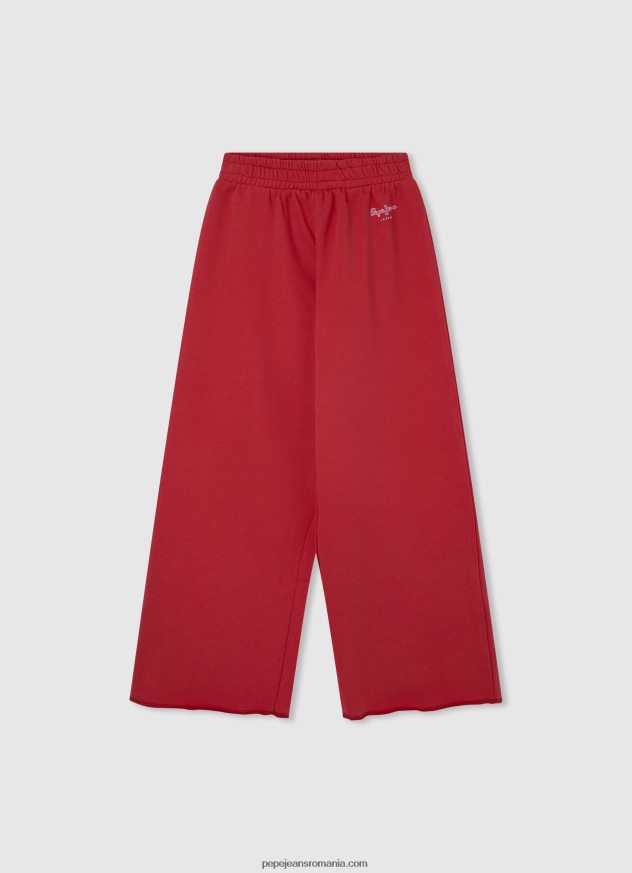 pantaloni scurți din bumbac cu talie elastică fată Pepe Jeans roz moale 6Z0R461500 - imagine 5