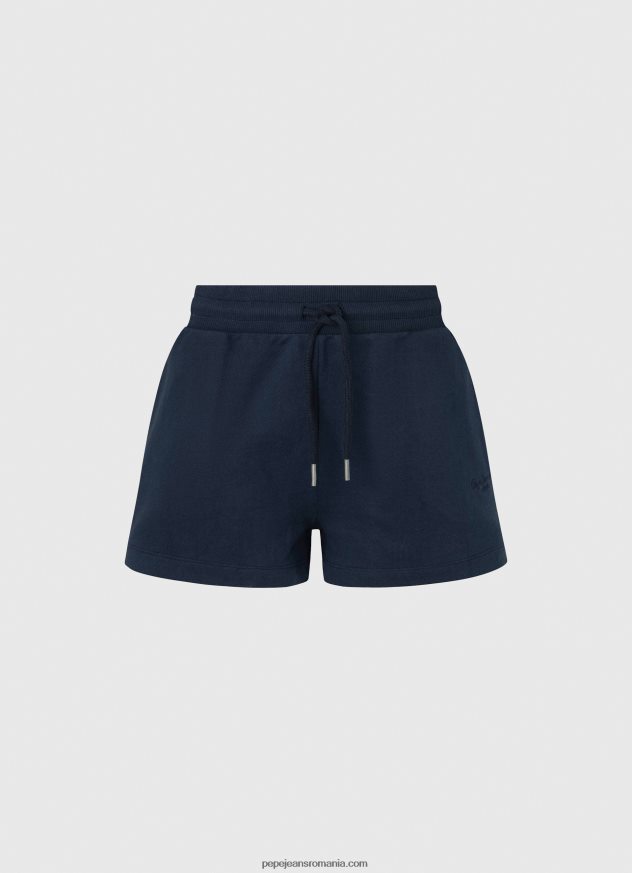 pantaloni scurți din bumbac cu talie reglabilă femei Pepe Jeans dulwich 6Z0R46517 - imagine 5