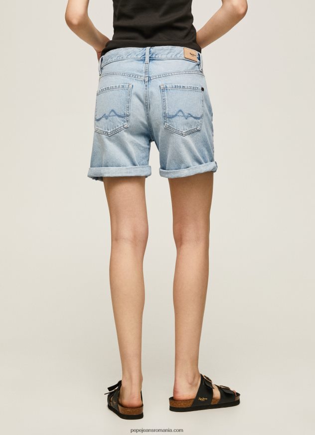 pantaloni scurți din denim cu ajustare normală femei Pepe Jeans denim 6Z0R46492 - imagine 4