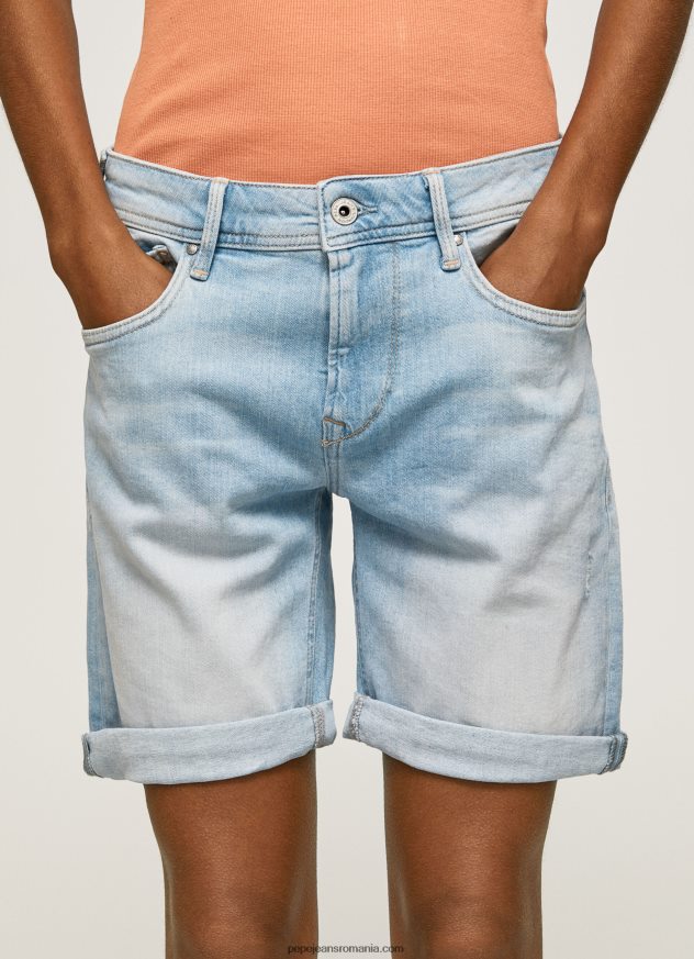 pantaloni scurți din denim cu ajustare normală femei Pepe Jeans denim 6Z0R46499 - imagine 3