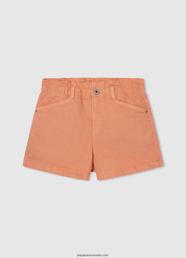 pantaloni_scurti_din_denim_culotte_fit_fata_pepe_jeans_piersica_6z0r461510.jpg pantaloni scurți din denim culotte fit fată Pepe Jeans piersică 6Z0R461510 - imagine 1