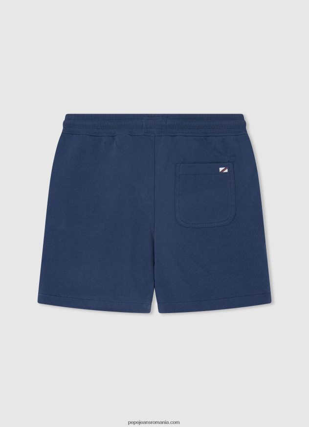 pantaloni scurți sport cu imprimeu cu logo băiat Pepe Jeans jarman 6Z0R461699 - imagine 2