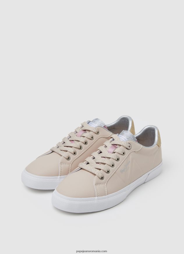 pantofi sport de bază Kenton Flag femei Pepe Jeans roz 6Z0R46598 - imagine 3