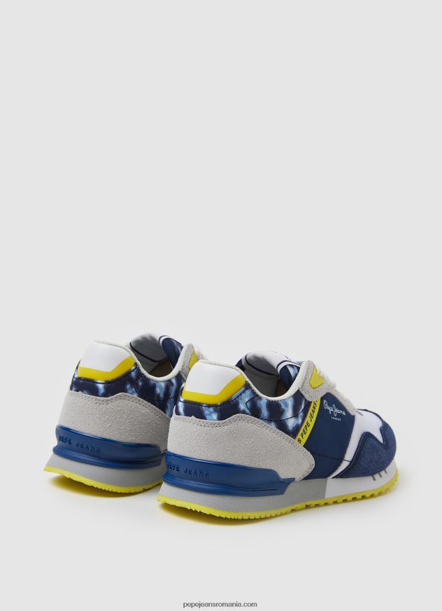 pantofi sport de bază london brighton băiat Pepe Jeans alb 6Z0R461530 - imagine 4