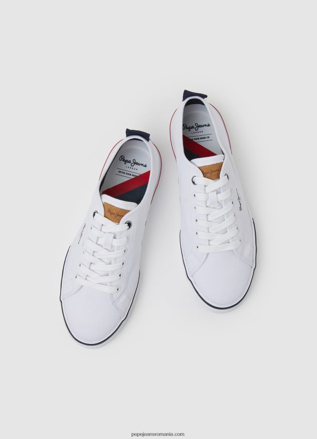 pantofi sport Kenton Smart Basic bărbați Pepe Jeans alb 6Z0R461244 - imagine 2