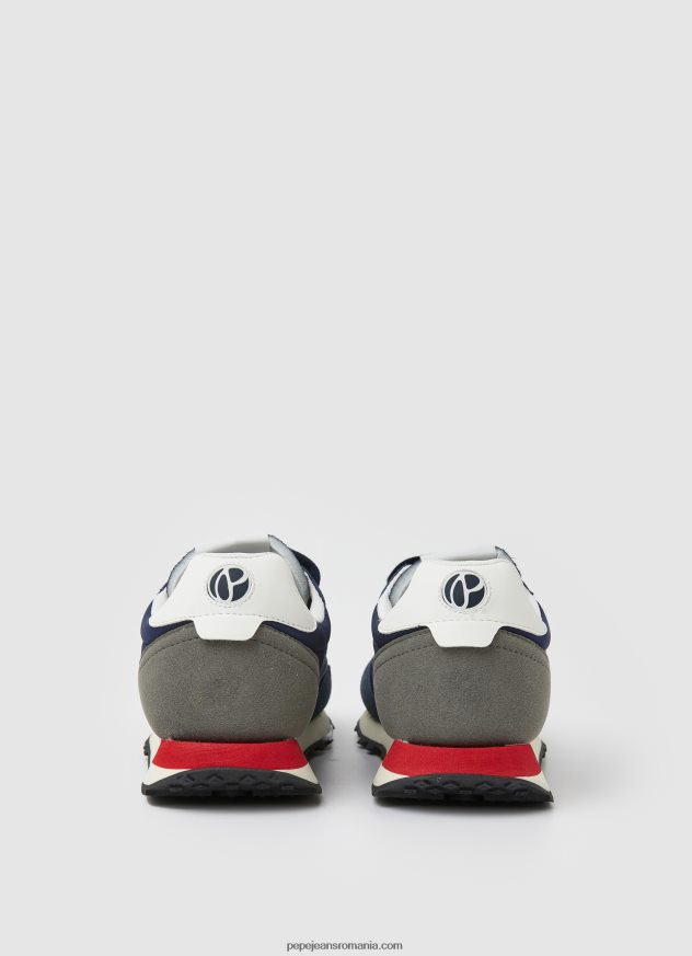 pantofi sport retro pentru bărbați bărbați Pepe Jeans marina 6Z0R461235 - imagine 4