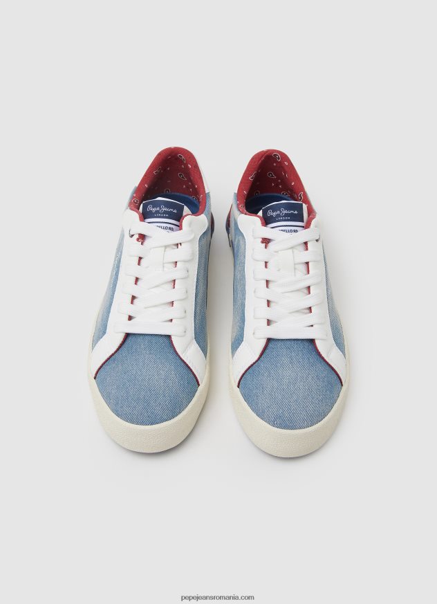 panza sport Kenton din denim femei Pepe Jeans albastru de fabrică 6Z0R46627 - imagine 2