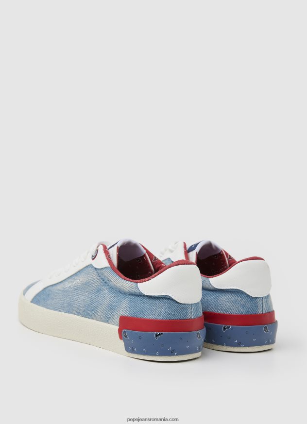 panza sport Kenton din denim femei Pepe Jeans albastru de fabrică 6Z0R46627 - imagine 4