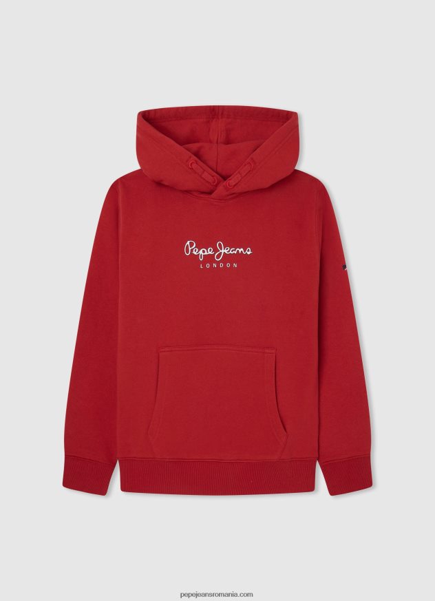 pulover_cu_gluga_din_bumbac_baiat_pepe_jeans_studio_rosu_6z0r461581.jpg pulover cu glugă din bumbac băiat Pepe Jeans studio roșu 6Z0R461581 - imagine 1