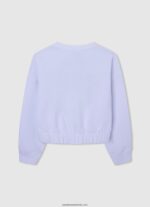 pulover cu imprimeu inimă fată Pepe Jeans alb 6Z0R461411 - imagine 2
