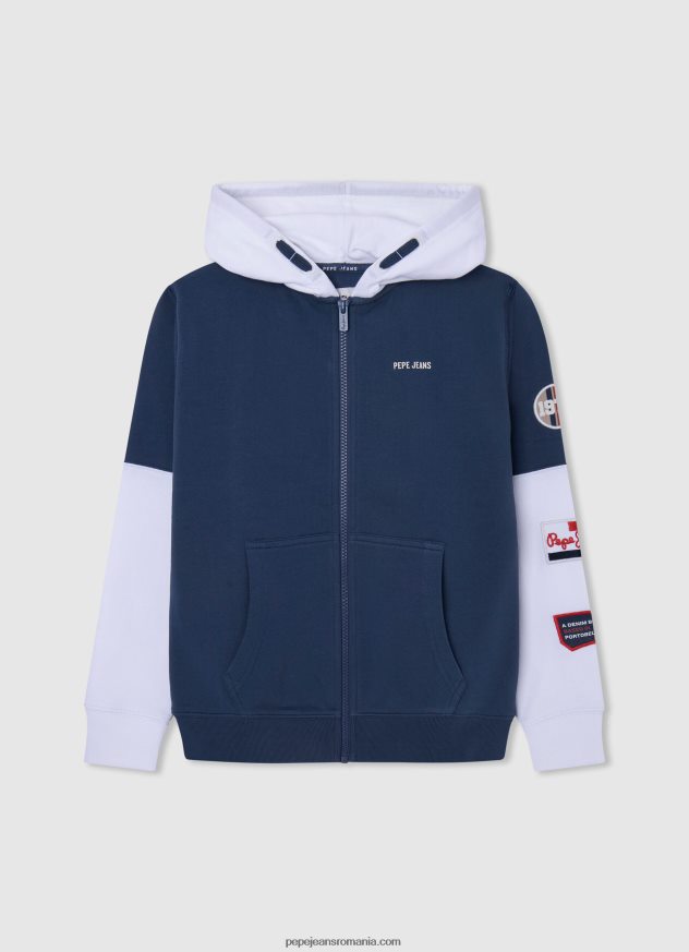 pulover_cu_logo_petic_baiat_pepe_jeans_jarman_6z0r461594.jpg pulover cu logo petic băiat Pepe Jeans jarman 6Z0R461594 - imagine 1