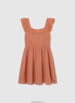 pulover din bumbac fată Pepe Jeans studio roșu 6Z0R461403 - imagine 5