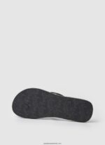 rake letters șlapi de plajă femei Pepe Jeans negru 6Z0R46697 - imagine 5