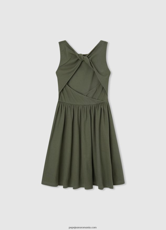 rochie cu mâneci cu mâneci în coaste fată Pepe Jeans gamă 6Z0R461397 - imagine 2