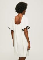 rochie din bumbac bambula femei Pepe Jeans mousse 6Z0R46188 - imagine 2