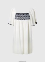 rochie din bumbac bambula femei Pepe Jeans mousse 6Z0R46188 - imagine 3