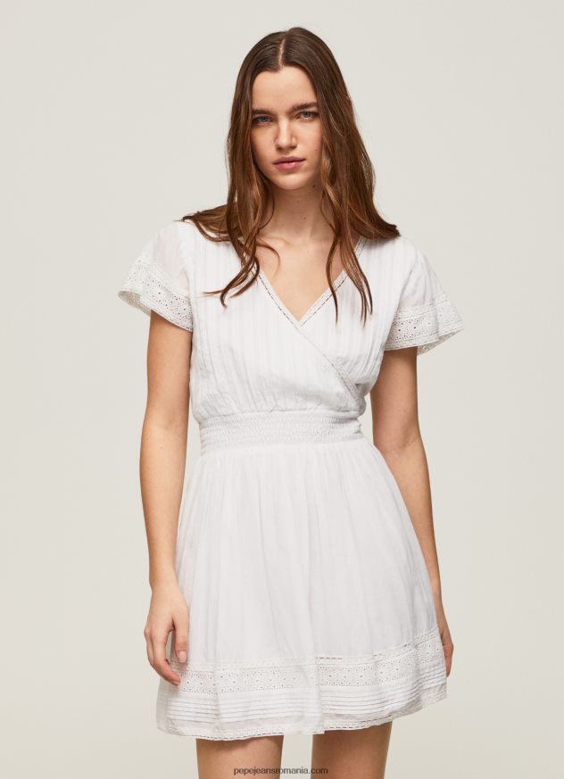 rochie_din_bumbac_brodat_poete_femei_pepe_jeans_alb_6z0r46165.jpg rochie din bumbac brodat poete femei Pepe Jeans alb 6Z0R46165 - imagine 1
