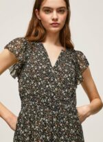 rochie din sifon floral femei Pepe Jeans multi 6Z0R46171 - imagine 3