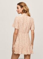 rochie înfășurată cu flori femei Pepe Jeans multi 6Z0R46213 - imagine 4