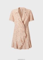 rochie înfășurată cu flori femei Pepe Jeans multi 6Z0R46213 - imagine 5