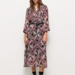 rochie midi cu detalii paisley femei Pepe Jeans multi 6Z0R46180