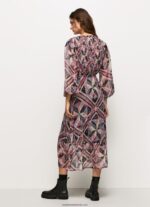 rochie midi cu detalii paisley femei Pepe Jeans multi 6Z0R46180 - imagine 4