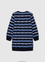 rochie mini cu dungi degradate fată Pepe Jeans dulwich 6Z0R461391 - imagine 2