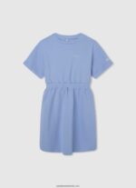 rochie mini cu dungi degradate fată Pepe Jeans dulwich 6Z0R461391 - imagine 5